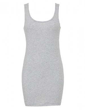 Bella: Jersey Tank Top Dress | Farbe: Grau bella-jersey-tank-top-dress-grau