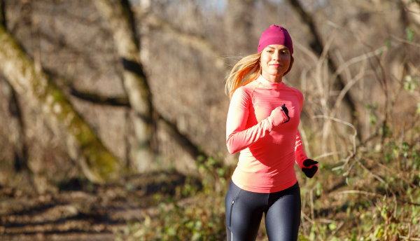 Joggen im Winter