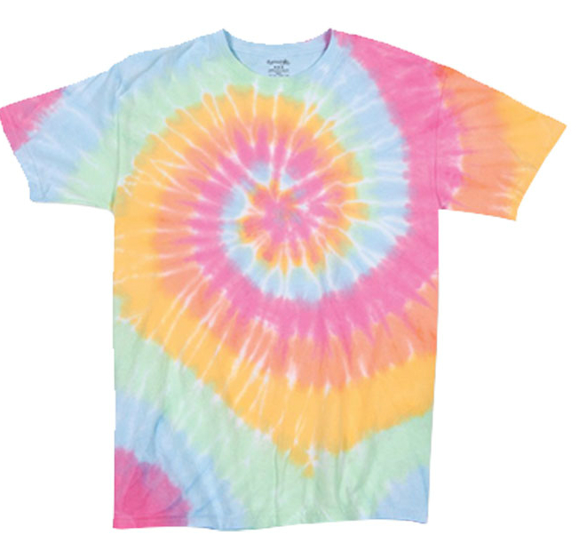 Dyenomite Multi-Color Spirals T-Shirt