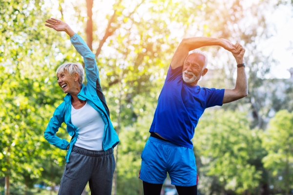 Outdoor-Training im Park