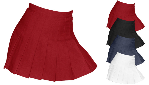 American Apparel Women`s Gabardine Tennis Skirt