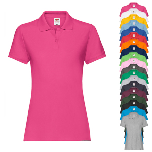 Fruit of the Loom Premium Poloshirt für Damen