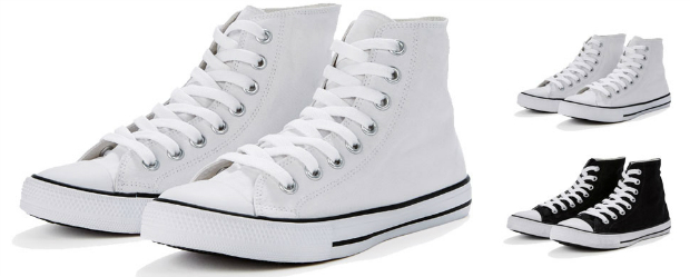 High Top Printable Canvas Shoe