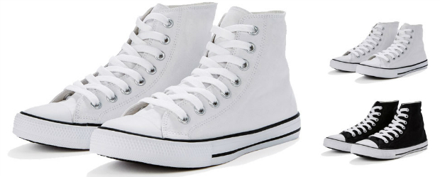 High Top Printable Canvas Shoe