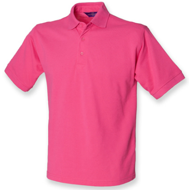 henbury-men-s-65-35-classic-pique-polo-shirt-fuchsia