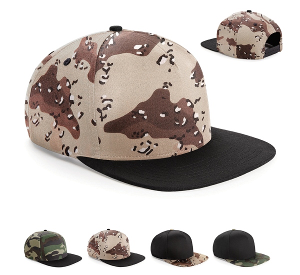 Beechfield Camo Snapback