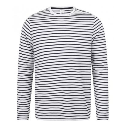 SF Men Unisex Long Sleeved Striped T schicke-sommerpullis