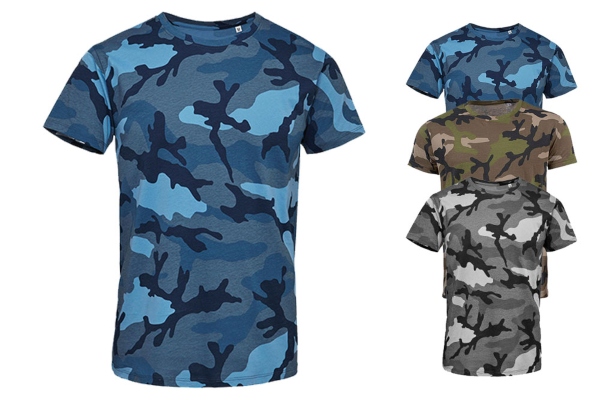 SOLS Mens Camo T-Shirt militaeroptik