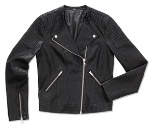 Stedman Active Biker Jacke für Damen | kürzer geschnittene Rückseite mit Mittelnaht Stedman Active Biker Jacke Damen hard-rock-look