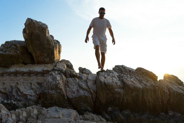 Lässiger Look in Bermudas