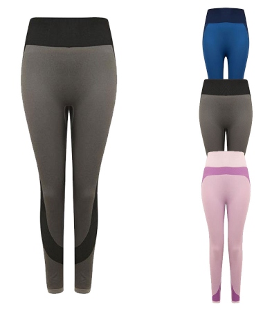 tombo-ladies-seamless-panelled-leggings