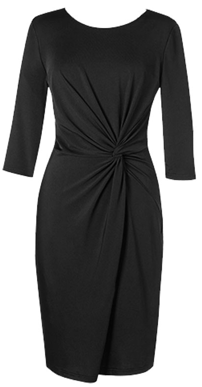 Elegantes schwarzes Kleid