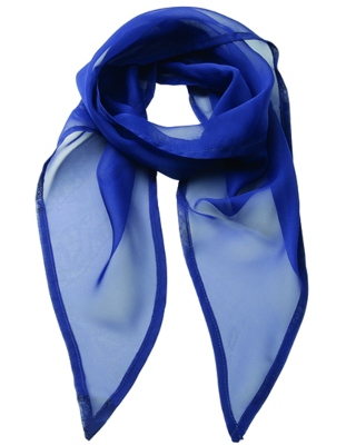 Chiffon Scarf Marineblau