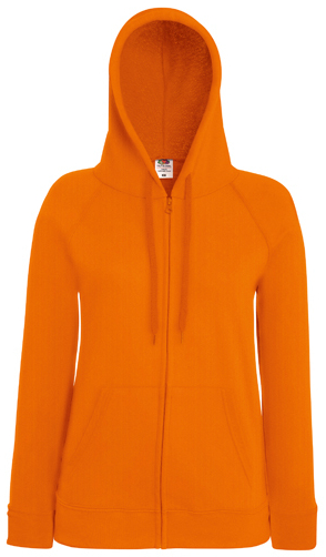 Fruit of the Loom Lady-Fit Lightweight Hooded Sweat