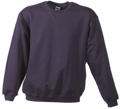 JN040 James+Nicholson Round Sweat Heavy