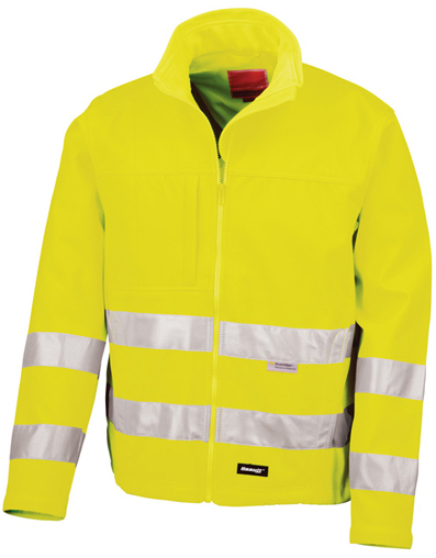 RT117 Result High-Vis Soft Shell Jacket - für eine sichere Arbeitskleidung im Winter