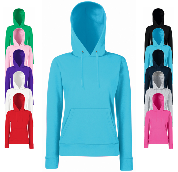 Fruit of the Loom Lady-Fit Hooded Sweat