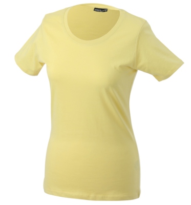 James+Nicholson Ladies Basic-T Light Yellow