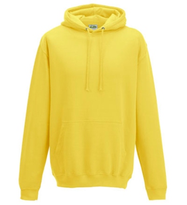 Just Hoods College Hoodie Fizzy Lemon gelb-kombinieren