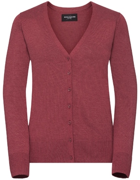 Russell Collection Damen Strick Cardigan mit V-Ausschnitt key-pieces-fuer-herbst-und-winter