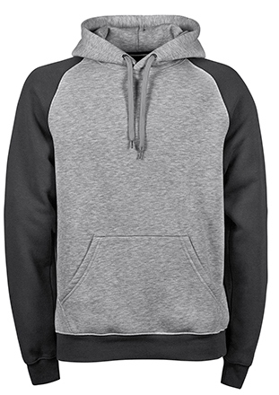 TJ5432 Tee Jays Two-Tone Hooded Sweatshirt