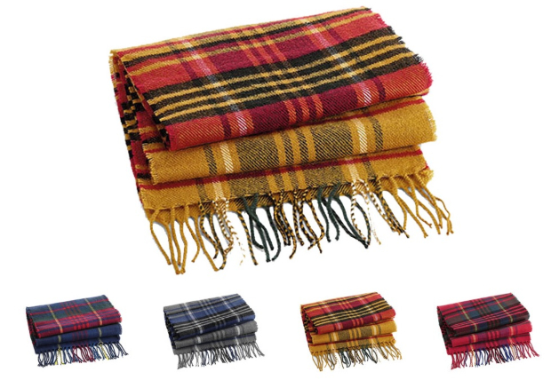 CB489 Beechfield Classic Check Scarf