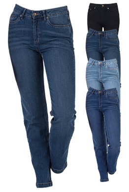 SD011 So Denim Ladies Katy Straight Jeans