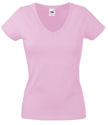 Fruit of the Loom Lady-Fit Valueweight V-Neck T