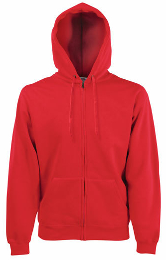 Fruit of the Loom Zip Through Hooded Sweat-Jacke