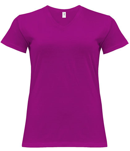 JHK604 JHK Curves T-Shirt V-Neck Lady