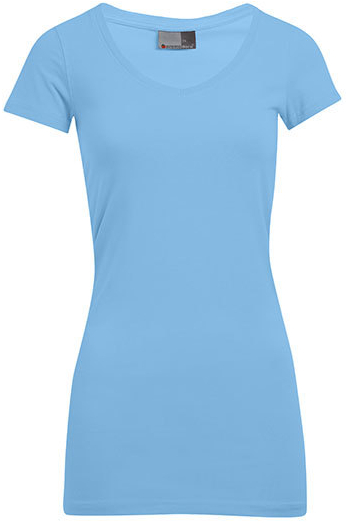 E3087 Promodoro Women´s Slim Fit V-Neck-T Long