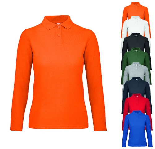 BCPWI13 BC Long Sleeve Polo ID-001 Women