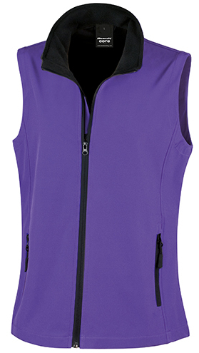 RT232F Result Core Ladies Printable Soft Shell Bodywarmer