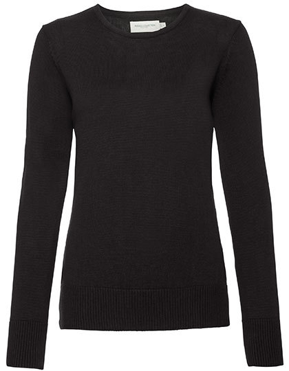 Z717F Russell Collection Ladies Crew Neck Knitted Pullover