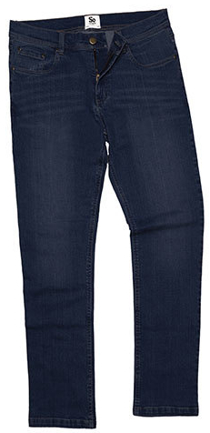 SD001 So Denim Men's Leo Straight Jeans Kontrastfarben im Trend 
