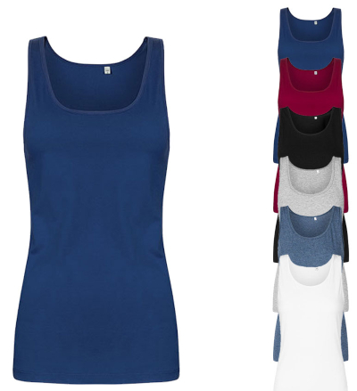 XO1451 X.O by Promodoro Women´s Roundneck Tanktop - Dezente Mode