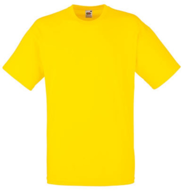 Fruit of the Loom Valueweight T T-shirt Shirt Kontrastfarben im Trend 
