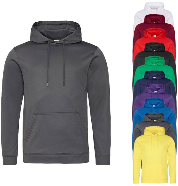 JH006 Just Hoods Sports Polyester Hoodie