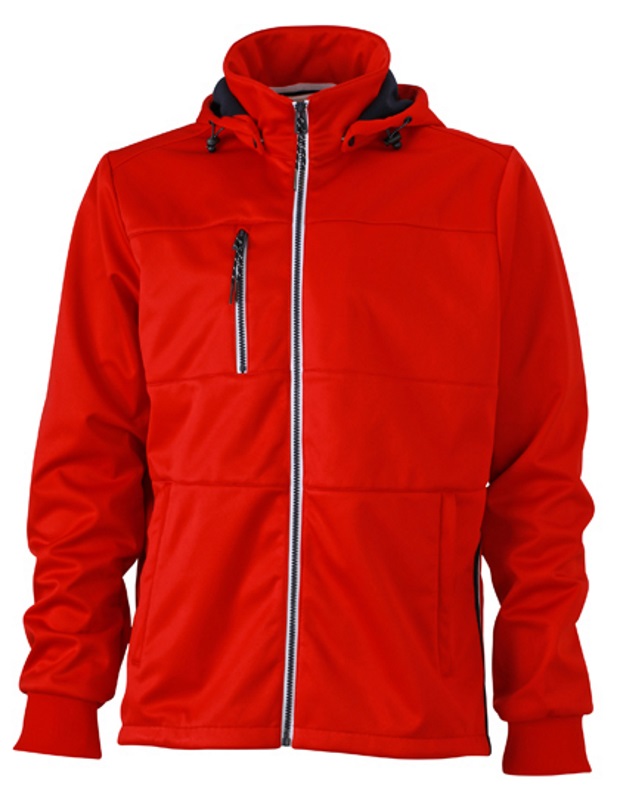 JN1078 James+Nicholson Men´s Maritime Softshell-Jacket Kontrastfarben im Trend 