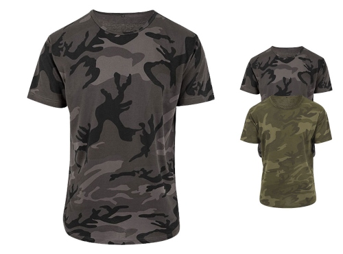 BY079 Build Your Brand Camo Tee