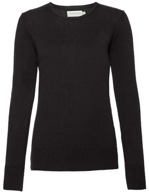 Z717F Russell Collection Ladies Crew Neck Knitted Pullover Minimalistischer Kleiderschrank