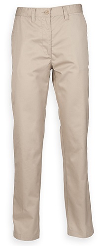 W641 Henbury Ladies 65/35 Chino Trousers