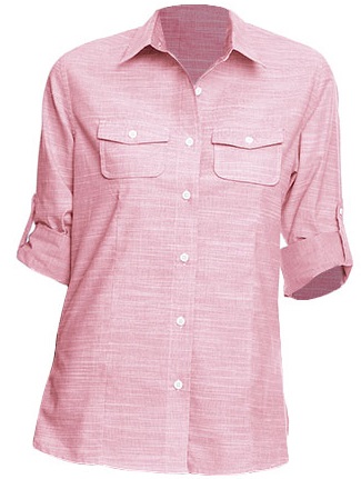 BU5247 Burnside Ladies Woven Texture Shirt Kurzarmblusen für den Sommer