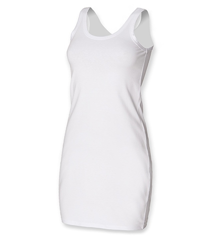 SF Women Ladies Stretch Vest Dress