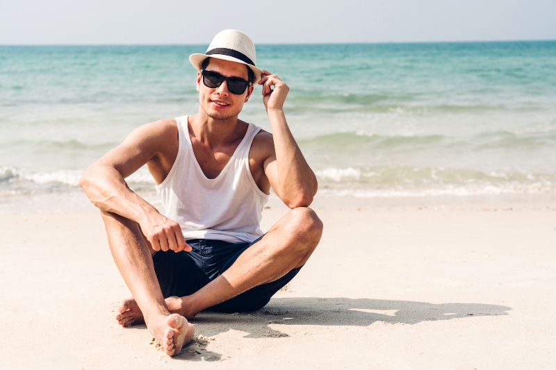 Stylische Kopfbedeckungen fuer Herren Kopfbedeckungen im Sommer