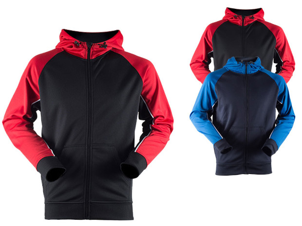 FH340 Finden+Hales Sport Kapuzenjacke Trainingsjacke