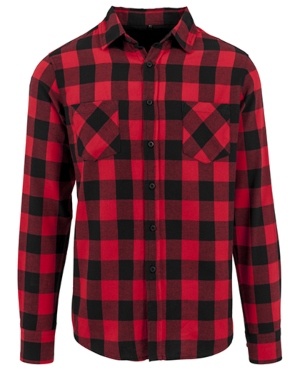 Build Your Brand Checked Flannel Shirt