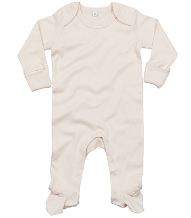 Babybugz Baby Organic Sleepsuit with Scratch Mitts