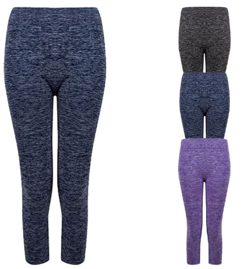 TL306 Tombo Enge hoch geschnittene Leggings in 3/4-Länge