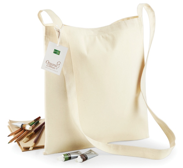 WM187 Westford Mill Organic Cotton Sling Bag